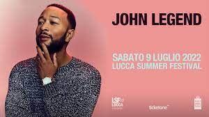 John Legend a Lucca Summer Festival Sabato 9 Luglio: Scaletta